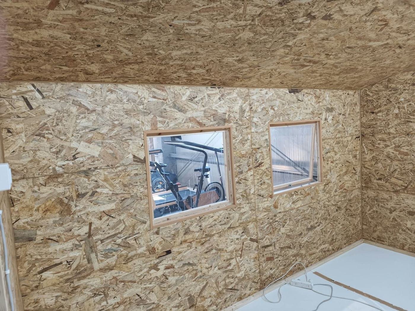 Einblick: fertig verkleideter Innenraum