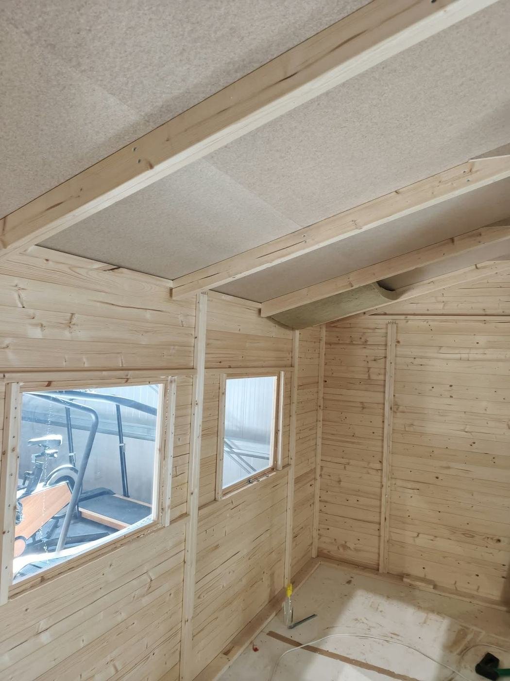 Ausgangslage: Holzbau vor der Dämmung